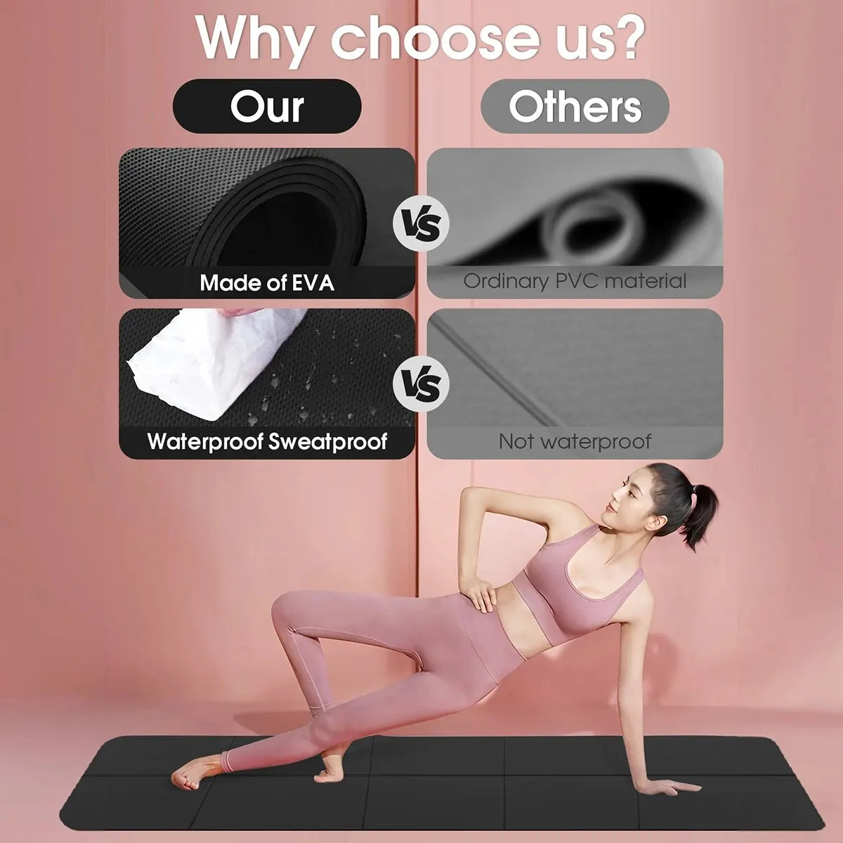 Yoga Mat / Pilates Gymnastics Mat