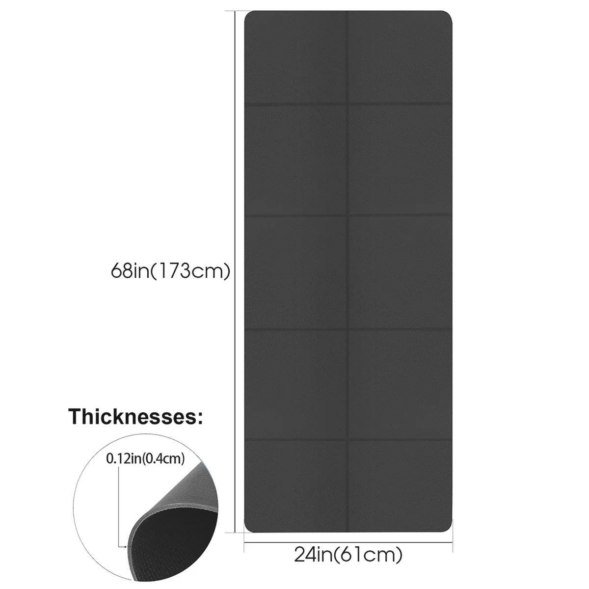 Yoga Mat / Pilates Gymnastics Mat